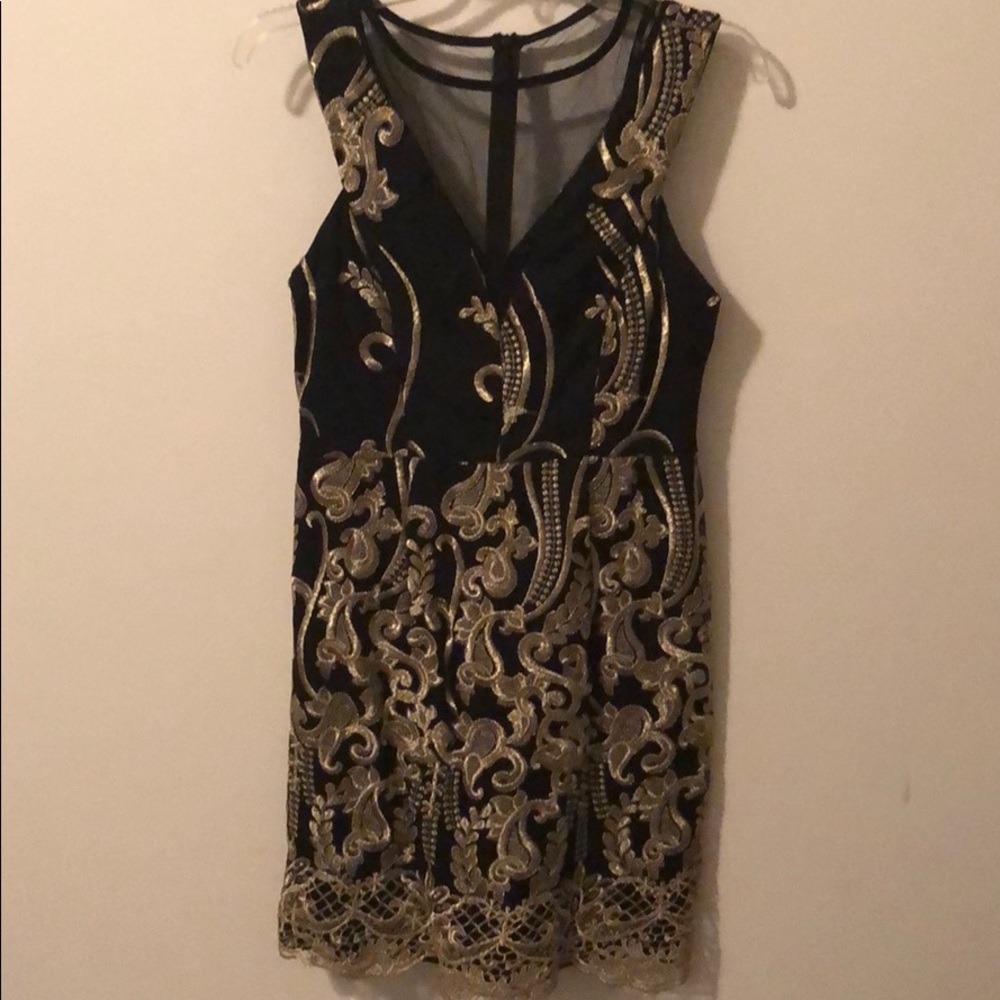 Beautiful black and gold dress